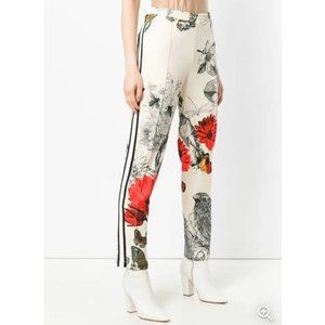 MONCLER ‬‬ ‪‪Floral & Bird Print Straight-Leg Track Pants size XL